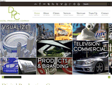 Tablet Screenshot of digitalproductioninc.com